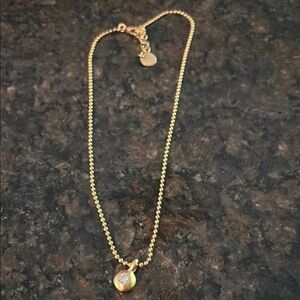 Roberta Chiarella Chic Gold Necklace with Round Pendant